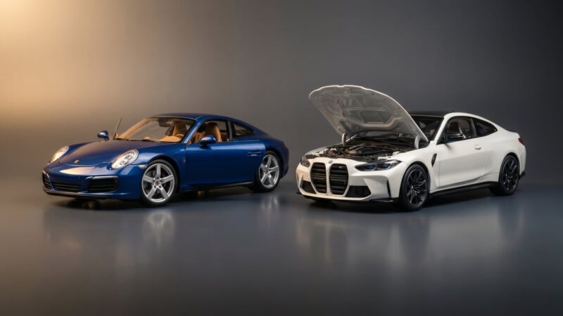 Minichamps vs AUTOart: kumb tippklassi 1:18 võidab?