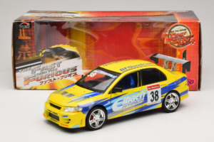 Mitsubishi Lancer EVO VII Fast & Furious Tokyo Drift Joyride 1:18 53607B Metall - pilt 6/6