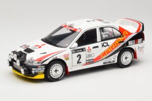 Mitsubishi Carisma GT Group N2 R. Burns / R. Reid RAC Rally 1997 Valge Otto 1:18 OT1192 Vaik