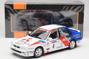Mitsubishi Galant VR-4 #4 A. Vatanen RAC Rally 1990 IXO 1:18 18RMC192B Metall - pilt 6/6