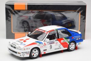 Mitsubishi Galant VR-4 #9 K. Eriksson / S. Parmander RAC Rally 1990 IXO 1:18 18RMC192A Metall - pilt 6/6