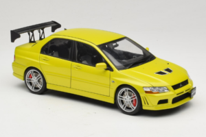 Mitsubishi Lancer Evo VII Mustard Yellow AUTOart 1:18 77166 Metall - pilt 6/8