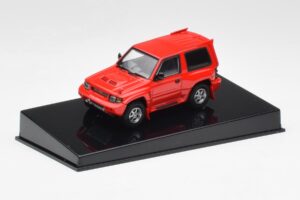 Mitsubishi Pajero Evo Punane AUTOart 1:43 57203 Metall - pilt 2/4