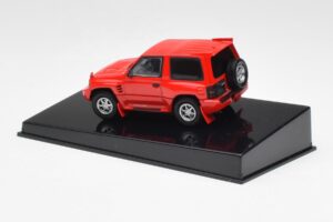 Mitsubishi Pajero Evo Punane AUTOart 1:43 57203 Metall - pilt 3/4