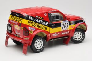 Mitsubishi Pajero Rallye Raid #205 Paris-Dakar Rally 2001 Solido 1:18 9022 Metall - pilt 3/8