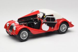 Morgan 4/4 Plus Competition Hardtop Punane Kyosho 1:18 08114R Metall - pilt 2/8