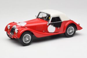 Morgan 4/4 Plus Competition Hardtop Punane Kyosho 1:18 08114R Metall