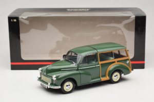 Morris Minor 1000 Traveller Roheline Minichamps 1:18 150137011 Metall - pilt 8/8