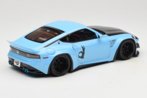 Nissan Fairlady Z RZ34 Pandem China Blue Black GT Spirit 1:18 GT943 Vaik - pilt 2/6