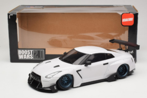 Nissan GT-R R35 Boost Wars 2 Valge Jp Kraemo 1:18 KRAEMO001 Metall - pilt 7/7