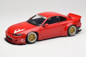 Nissan Silvia S15 Rocket Bunny Burning Red Otto 1:18 OT1115 Vaik