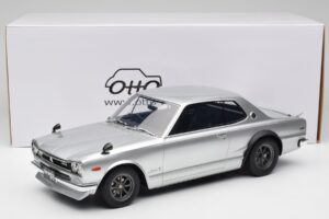 Nissan Skyline C10 2000 GT-R Hõbedane Otto 1:12 G094 Vaik - pilt 6/6