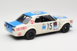 Nissan Skyline 2000GT-R KPGC10 #15 K. Takahashi Nissan Works JTCC 1972 Kyosho 1:18 08122B Metall - pilt 3/8