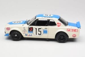 Nissan Skyline 2000GT-R KPGC10 #15 K. Takahashi Nissan Works JTCC 1972 Kyosho 1:18 08122B Metall - pilt 4/8