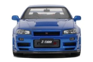 Nissan Skyline GT-R R34 NISMO Z-Tune Bayside Blue Otto 1:12 G082 Vaik - pilt 2/4