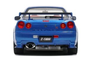 Nissan Skyline GT-R R34 NISMO Z-Tune Bayside Blue Otto 1:12 G082 Vaik - pilt 3/4