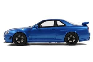 Nissan Skyline GT-R R34 NISMO Z-Tune Bayside Blue Otto 1:12 G082 Vaik - pilt 4/4