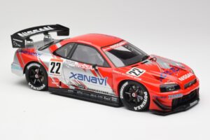 Nissan Skyline GT-R #22 M. Krumm / S. Motoyama Xanavi Nismo JGTC 2002 AUTOart 1:18 80277 Metall - pilt 4/6