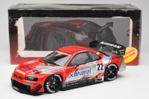 Nissan Skyline GT-R #22 M. Krumm / S. Motoyama Xanavi Nismo JGTC 2002 AUTOart 1:18 80277 Metall - pilt 6/6