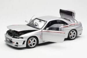 Nissan Skyline GT-R R33 R-Tune Hõbedane AUTOart 1:18 77326 Metall - pilt 2/8