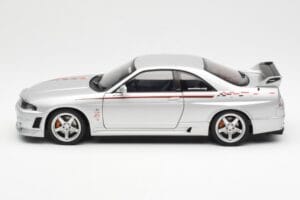 Nissan Skyline GT-R R33 R-Tune Hõbedane AUTOart 1:18 77326 Metall - pilt 4/8