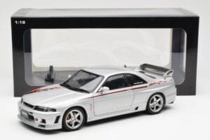 Nissan Skyline GT-R R33 R-Tune Hõbedane AUTOart 1:18 77326 Metall - pilt 8/8