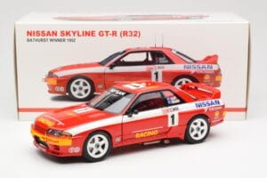 Nissan Skyline GT-R R32 #1 J. Richards / M. Skaife Bathurst 1000 Winner 1992 AUTOart 1:18 89279 Metall - pilt 8/8