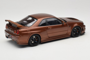 Nissan Skyline GT-R R34 Customized Metallic Bronze MotorHelix 1:18 M83414 Metall - pilt 3/8