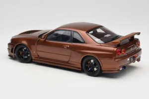 Nissan Skyline GT-R R34 Customized Metallic Bronze MotorHelix 1:18 M83414 Metall - pilt 7/8