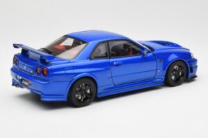 Nissan Skyline GT-R R34 NISMO Z-Tune Bayside Sinine AUTOart 1:18 77354 Komposiit - pilt 3/8
