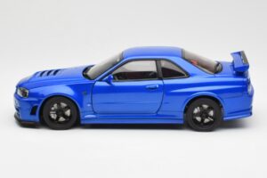 Nissan Skyline GT-R R34 NISMO Z-Tune Bayside Sinine AUTOart 1:18 77354 Komposiit - pilt 4/8