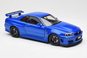 Nissan Skyline GT-R R34 NISMO Z-Tune Bayside Sinine AUTOart 1:18 77354 Komposiit - pilt 6/8