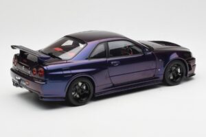 Nissan Skyline GT-R R34 NISMO Z-Tune Midnight Lilla III AUTOart 1:18 77464 Komposiit - pilt 3/8