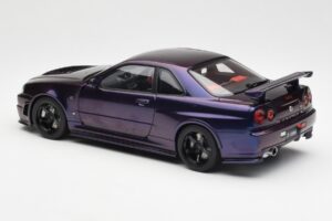 Nissan Skyline GT-R R34 NISMO Z-Tune Midnight Lilla III AUTOart 1:18 77464 Komposiit - pilt 7/8