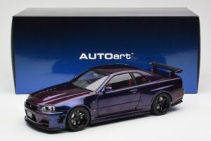 Nissan Skyline GT-R R34 NISMO Z-Tune Midnight Lilla III AUTOart 1:18 77464 Komposiit - pilt 8/8