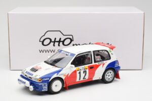 Nissan Sunny GTI-R T. Makinen / S. Harjanne Rally Monte Carlo 1992 Otto 1:18 OT461 Vaik - pilt 6/6