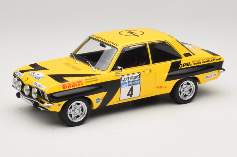 Opel Ascona A #4 W. Rohrl / C. Geistdorfer RAC Rally 1975 MCG 1:18 MCG18345R Metall