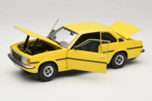 Opel Ascona B SR Kollane Kriimustatud Esikülg Sun Star 1:18 5384 Metall - pilt 2/9