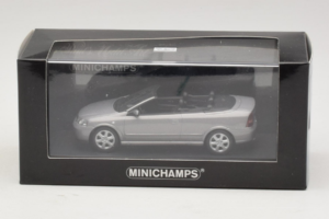 Opel Astra G Kabriolett Grey Metallic Minichamps 1:43 ASTRA001 Metall - pilt 4/4