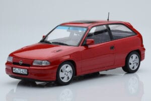 Opel Astra F GSi Punane Norev 1:18 183672 Metall