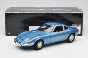 Opel GT Sinine Minichamps 1:18 180049020 Metall - pilt 8/8