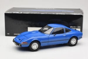 Opel GT/J Sinine Minichamps 1:18 180049023 Metall - pilt 8/8