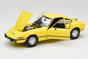 Opel GT/J Kollane Minichamps 1:18 180049021 Metall - pilt 2/8