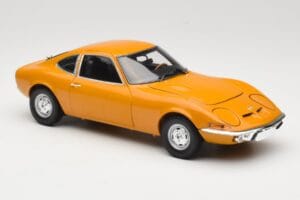 Opel GT Oker Minichamps 1:18 180049031 Metall - pilt 6/8