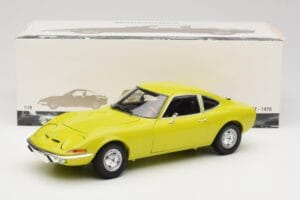 Opel GT Kollane Minichamps 1:18 180049032 Metall - pilt 8/8