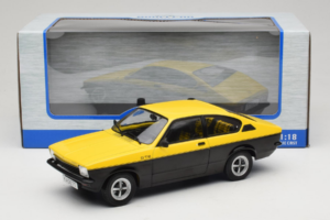 Opel Kadett C Coupe GT/E Kollane & Must MCG 1:18 MCG18598 Metall - pilt 6/6