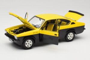 Opel Kadett C GT/E Kollane & Must Minichamps 1:18 180045521 Metall - pilt 2/8