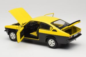 Opel Kadett C GT/E Kollane & Must Minichamps 1:18 180045521 Metall - pilt 5/8