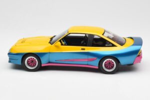 Opel Manta Kollane Sinine BoS Models 1:18 BOS279 Metall - pilt 3/6