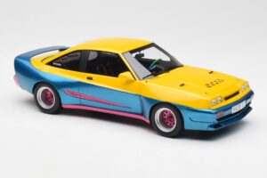 Opel Manta Kollane Sinine BoS Models 1:18 BOS279 Metall - pilt 4/6